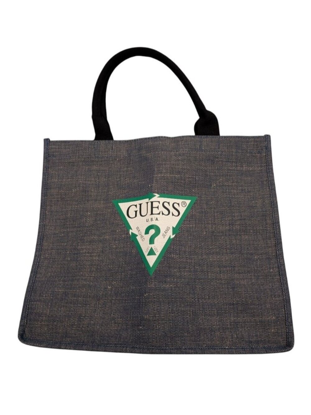 Guess Recyclable Denim Tote Bag